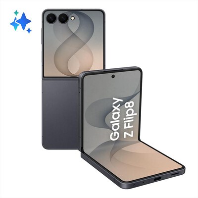 SAMSUNG - Galaxy Z Flip8 12+512GB-Graphite