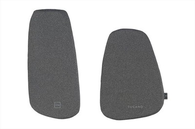 TUCANO - Coppia di cuscinetti poggia braccio STONE-Nero