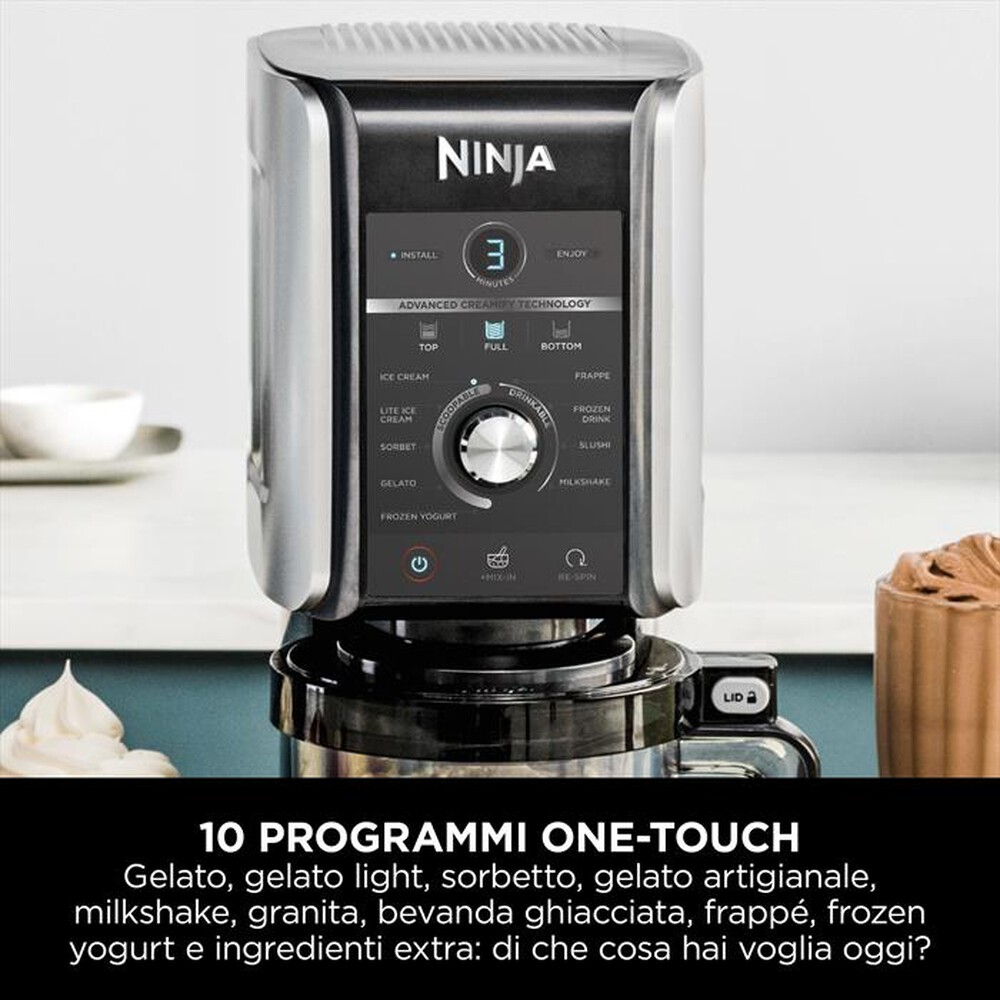 "NINJA - GELATIERA CREAMI DELUXE NC501EU-Argento"