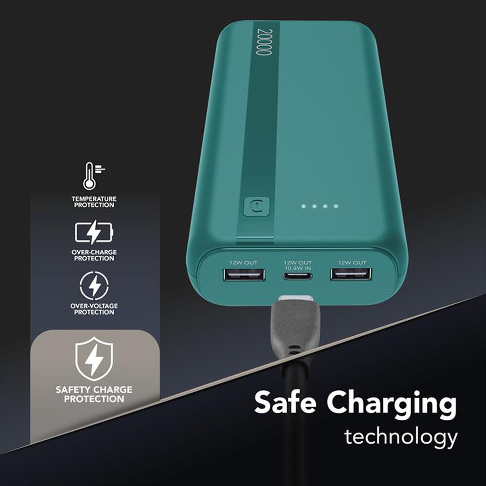 Immagine del prodotto CELLULARLINE - POWER BANK ESSENTIAL 20000-Blu