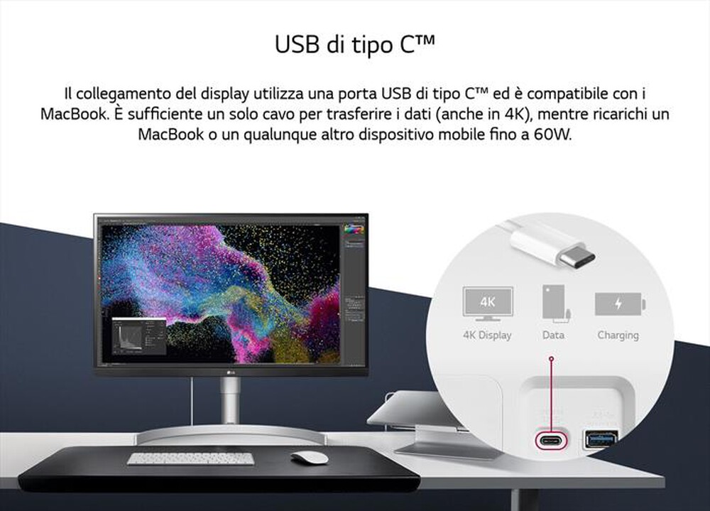 Immagine del prodotto LG - 27UL850-W-Bianco