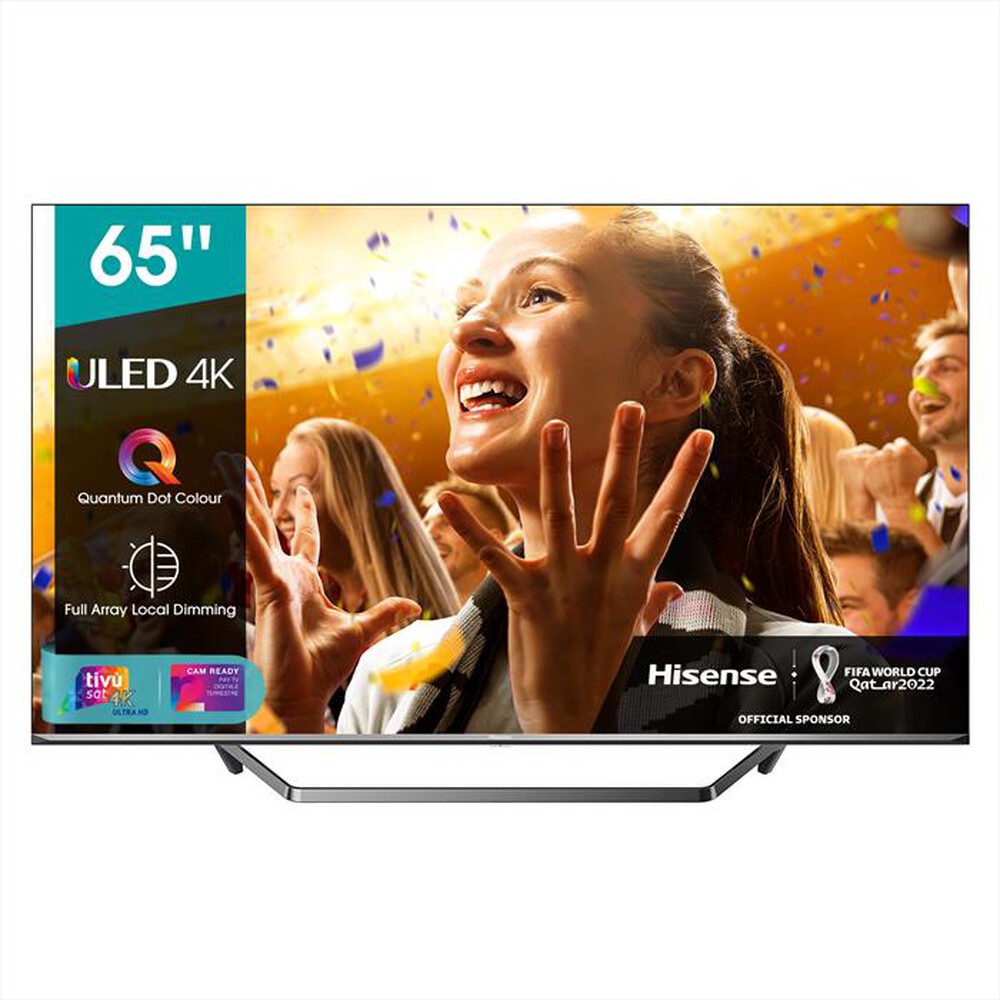 "HISENSE - Smart Tv QDOT ULED 4K UHD 700nit 55\" 65U72QF-Silver"