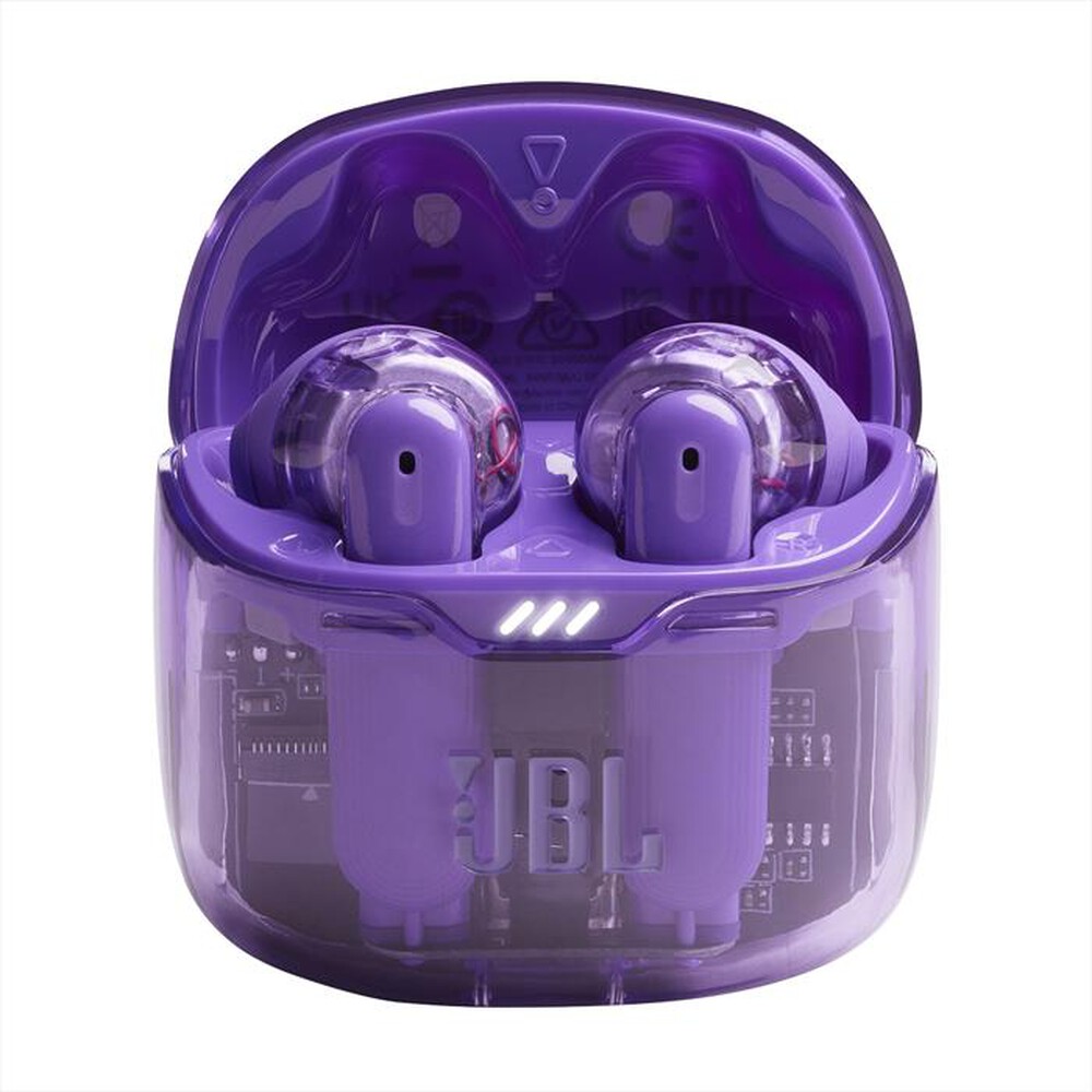 "JBL - Cuffia In Ear TUNE FLEX-VIOLA TRASPARENTE"