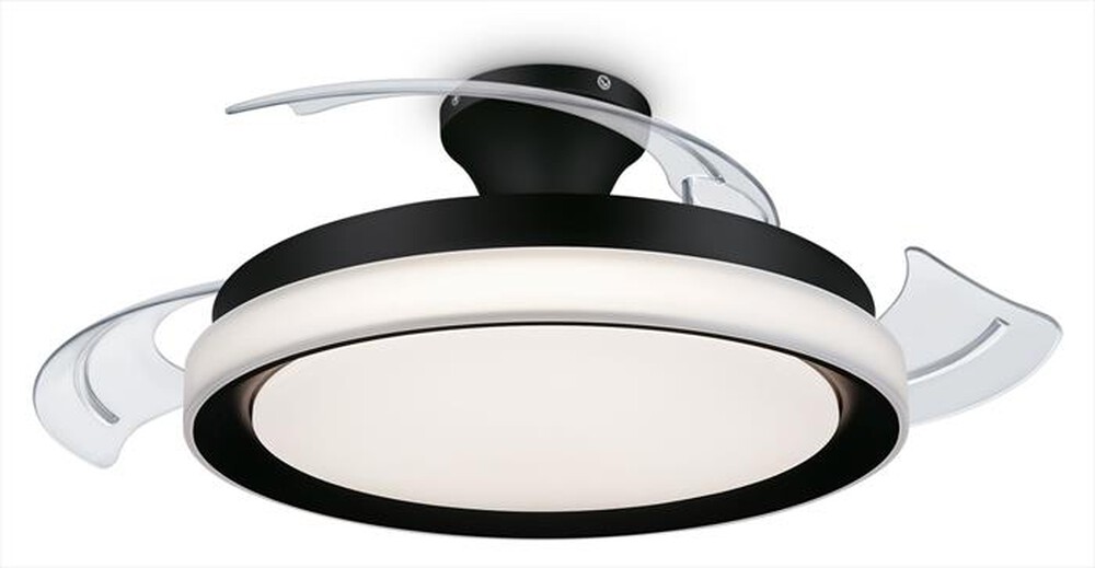 "PHILIPS - PLAFONIERA CON VENTILATORE BLISS 35+28 W-Bianco/Nero"