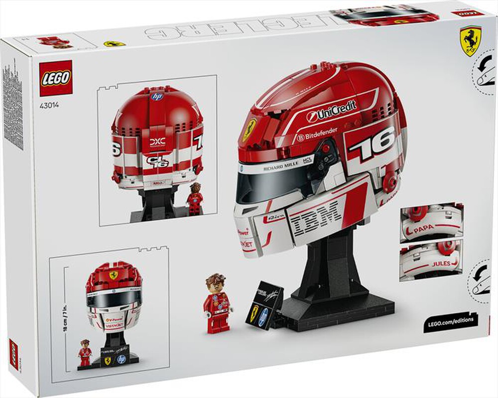 Immagine del prodotto LEGO - EDITIONS Casco di Charles Leclerc - 43014