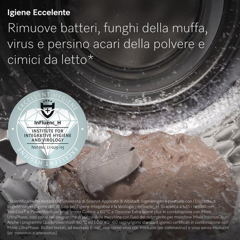 "MIELE - Lavatrice WQ 1000 WPS NOVA EDITION 9 Kg Classe A-Bianco"