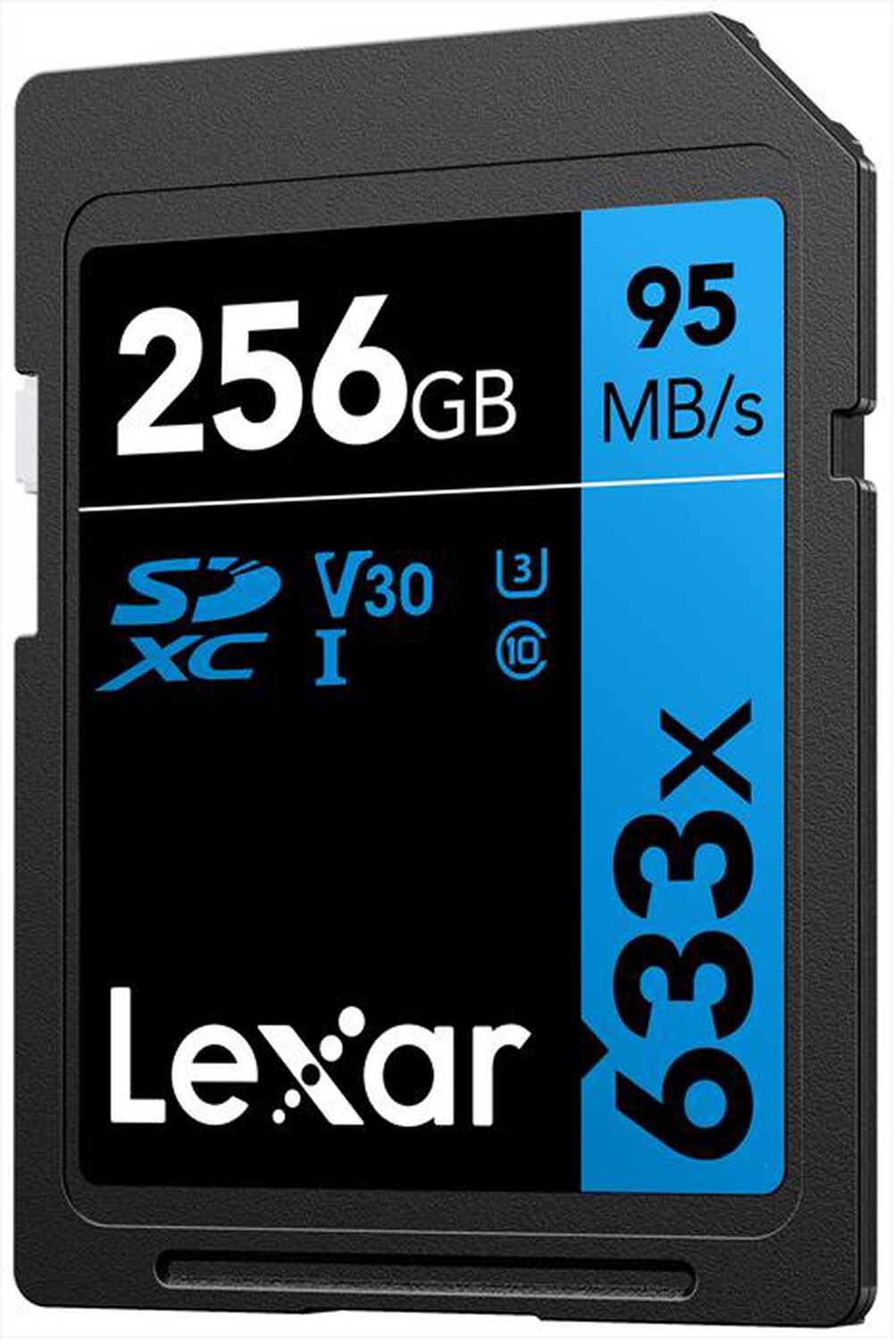 Immagine del prodotto LEXAR - 256GB 633X SDHC C10 V30 U3 GLOBAL-Black