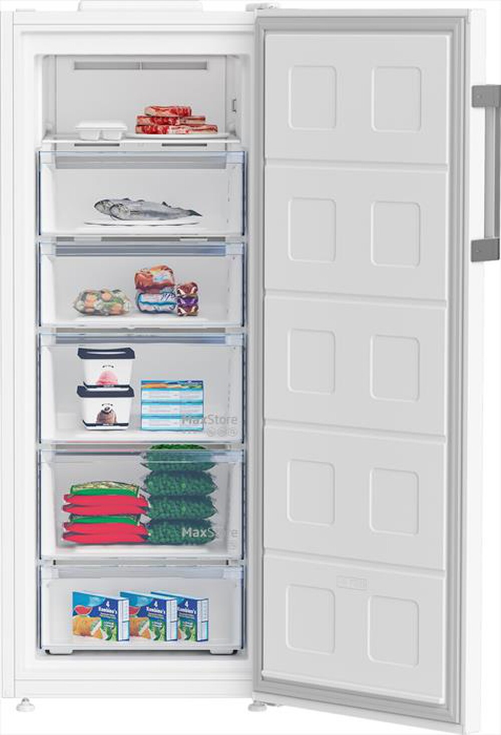 Immagine del prodotto BEKO - Congelatore verticale B3RFNE274W Classe E 220 lt-Bianco