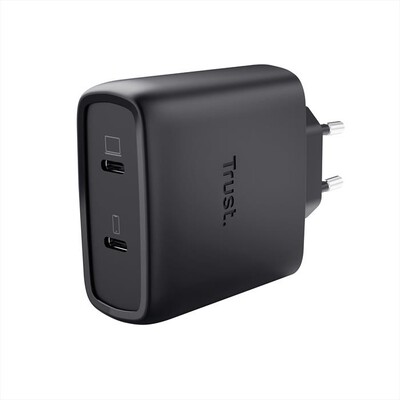 TRUST - MAXO 65W 2P USB-C GAN CHARGER-Black