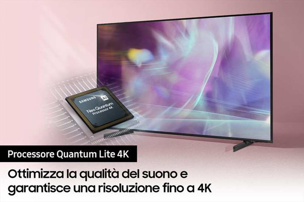 "SAMSUNG - Smart TV QLED 4K 65” QE65Q60A-Black"