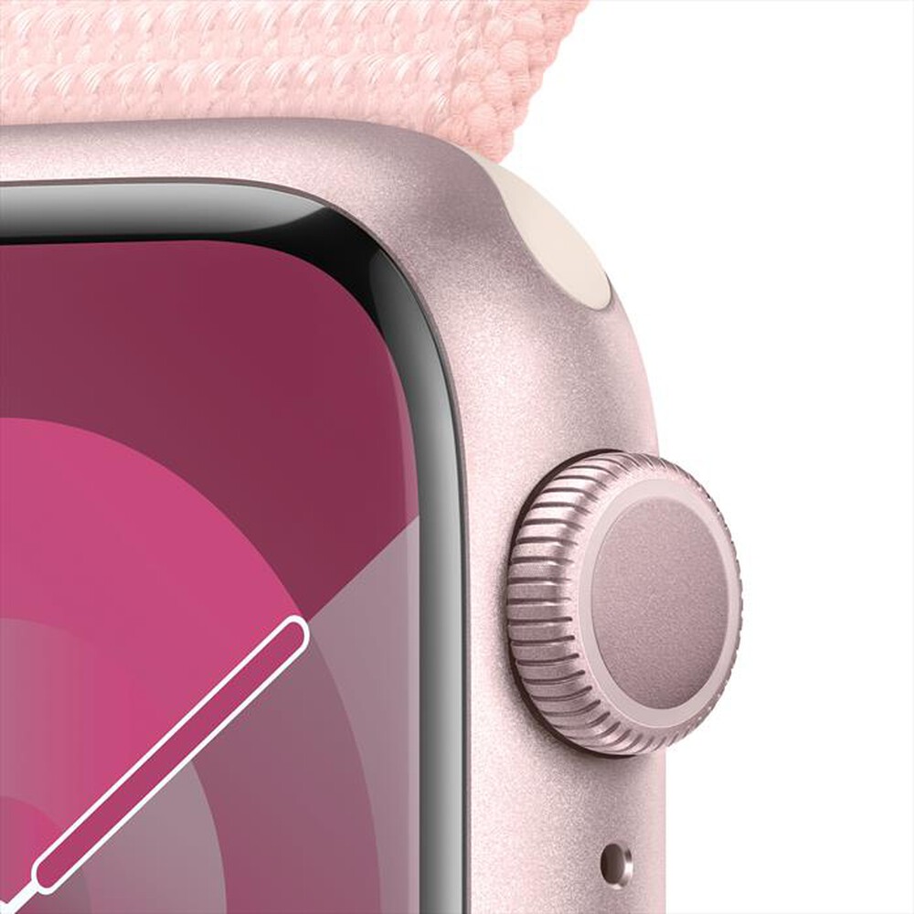 "APPLE - Watch Series 9 GPS Cassa 41mm Rosa-Rosa Confetto"