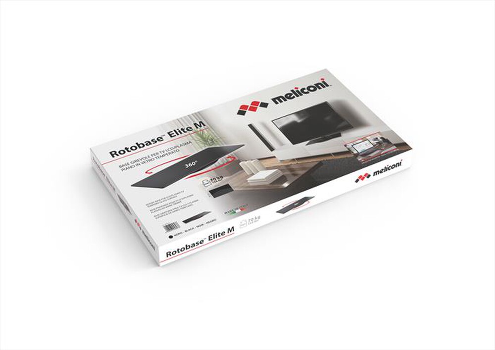 "MELICONI - ROTOBASE ELITE M BIANCO-Bianco"
