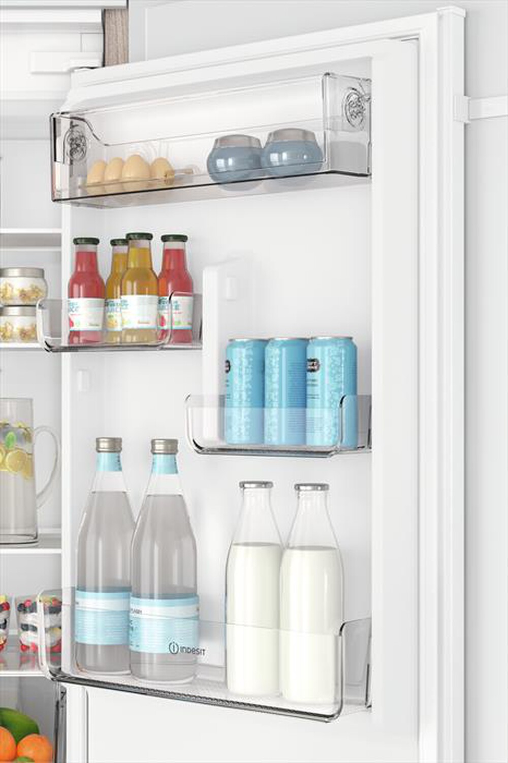 Immagine del prodotto INDESIT - Frigorifero combinato INC18 T112 Classe E 250 lt-Bianco