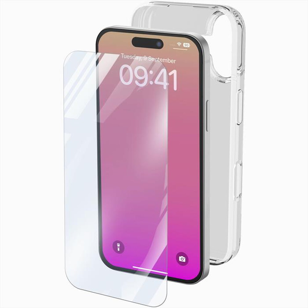 Immagine del prodotto CELLULARLINE - Kit di accessori PROTECTION KIT per IPHONE 17-Trasparente