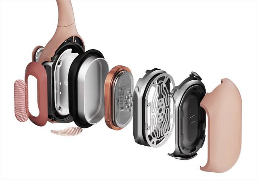 "SHOKZ - Auricolari a conduzione ossea OPENRUN PRO-rosa"