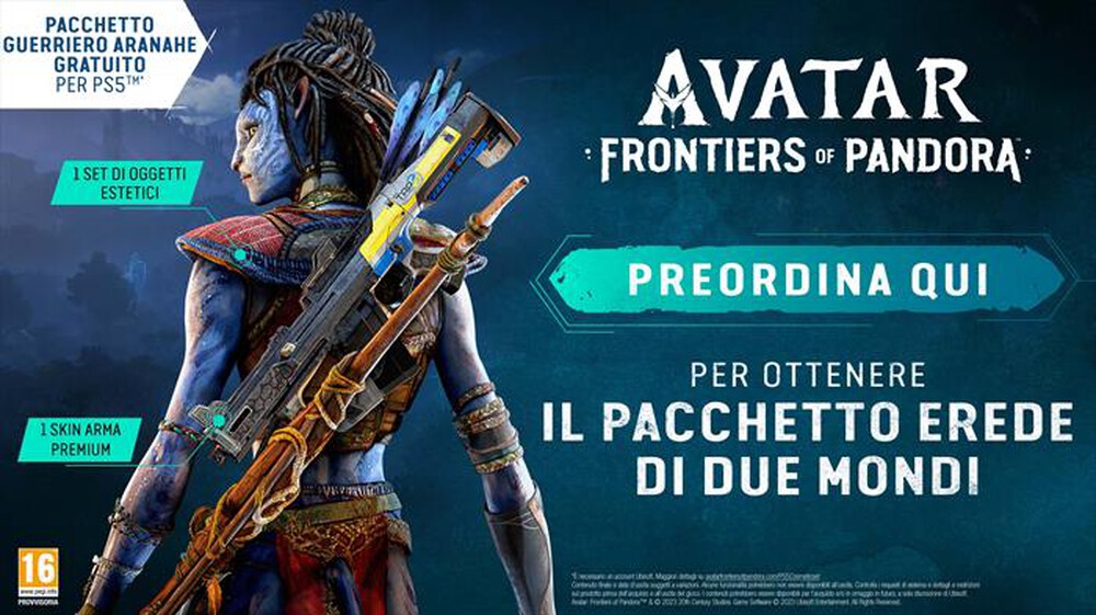 Immagine del prodotto UBISOFT - AVATAR: FRONTIERS OF PANDORA PS5