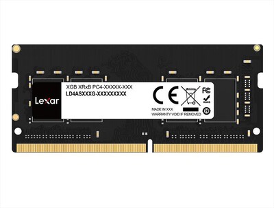 LEXAR - Memoria per desktop 32GB DDR4 260 PIN-Black