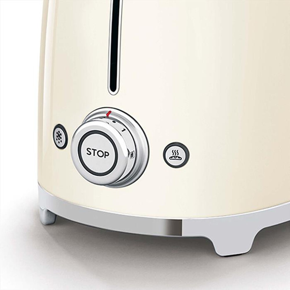 "SMEG - Tostapane 50's Style  2x2 fette – TSF01CREU-panna"