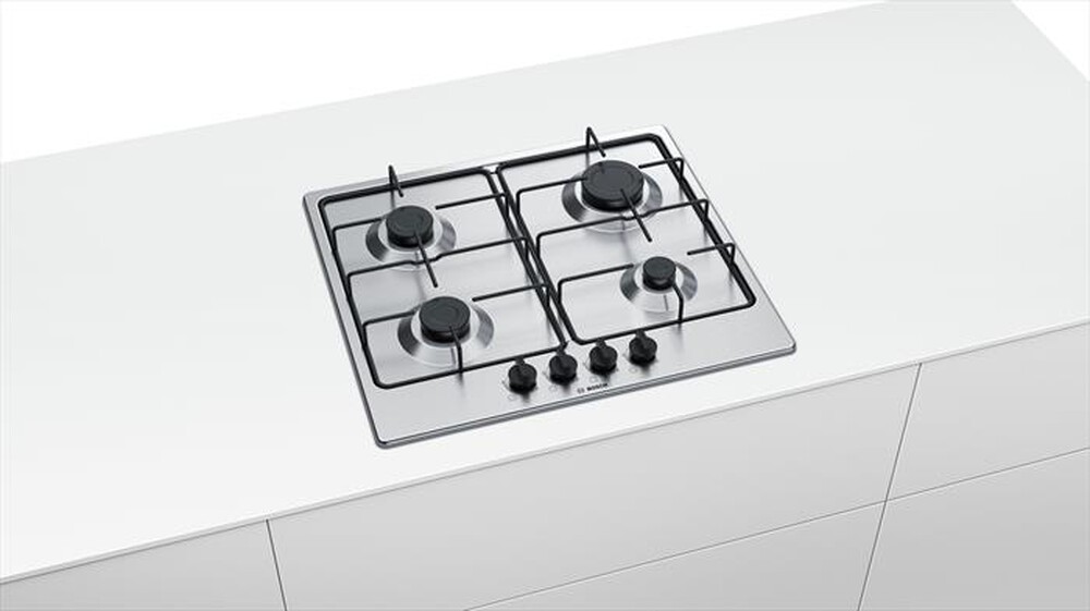 "BOSCH - Piano cottura a gas PGP6B5B85 0cm-Inox"
