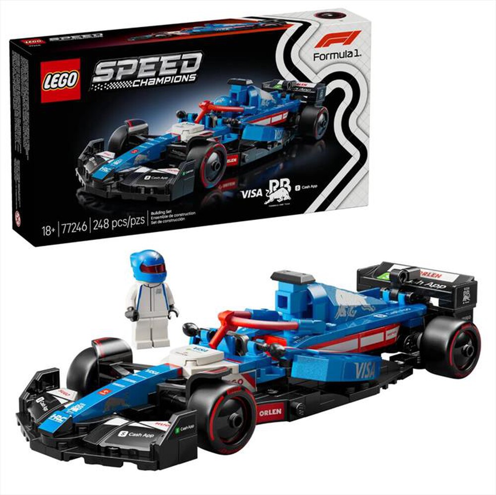 "LEGO - SPEED Auto da corsaF1 Visa Cash App RB VCARB-77246-Multicolore"