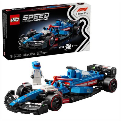 LEGO - SPEED Auto da corsaF1 Visa Cash App RB VCARB-77246-Multicolore