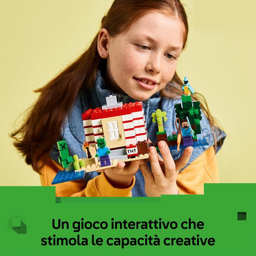 "LEGO - MINECRAFT Casa nella giungla esplosiva - 21275"