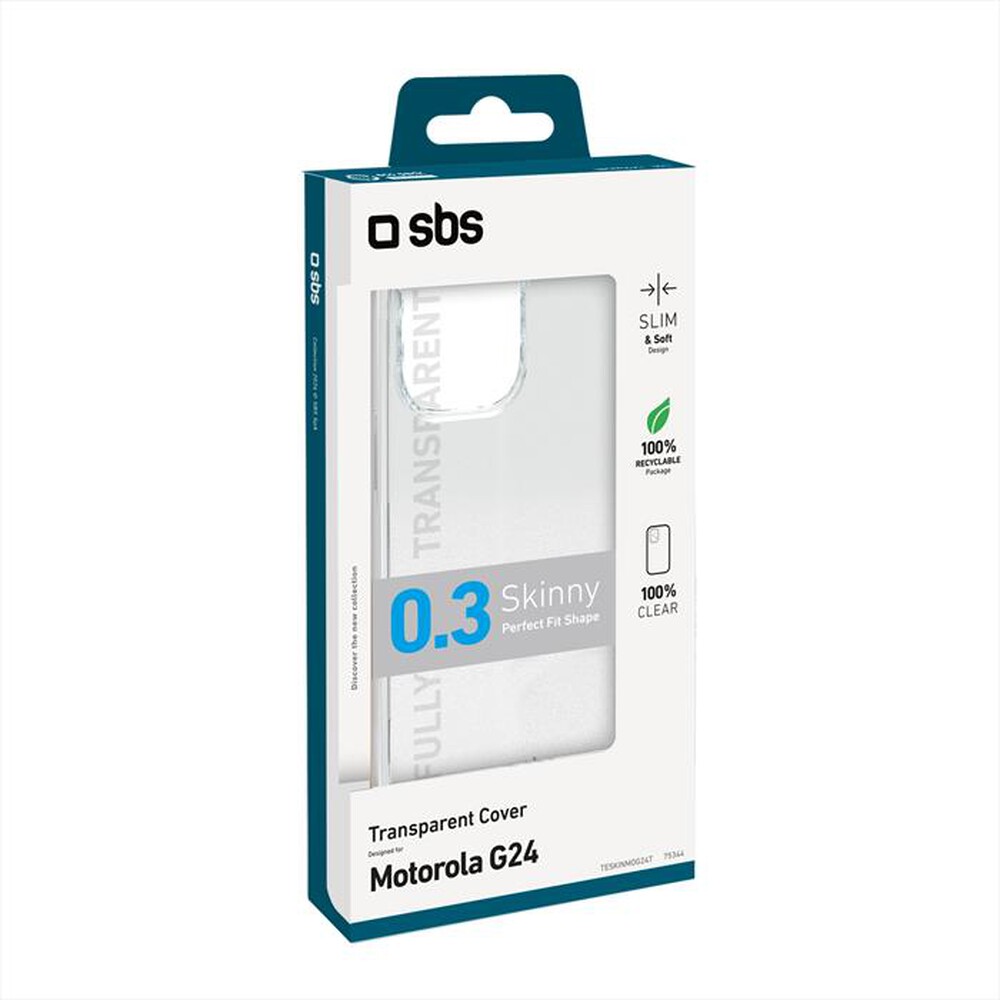 "SBS - Cover Skinny TESKINMOG24T Motorola G24-Trasparente"