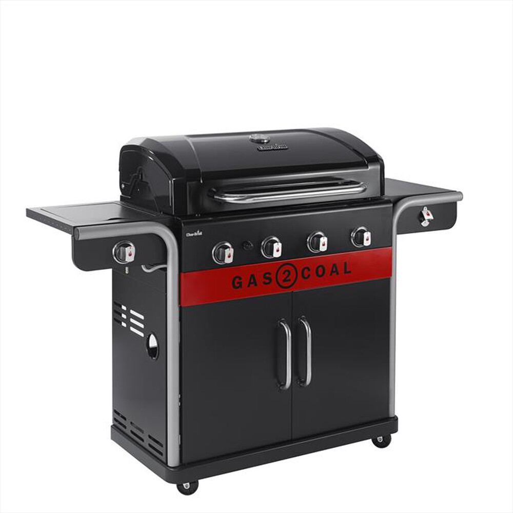 "CHAR-BROIL - BBQ GAS2COAL 2.0 4B F4+1-Black"