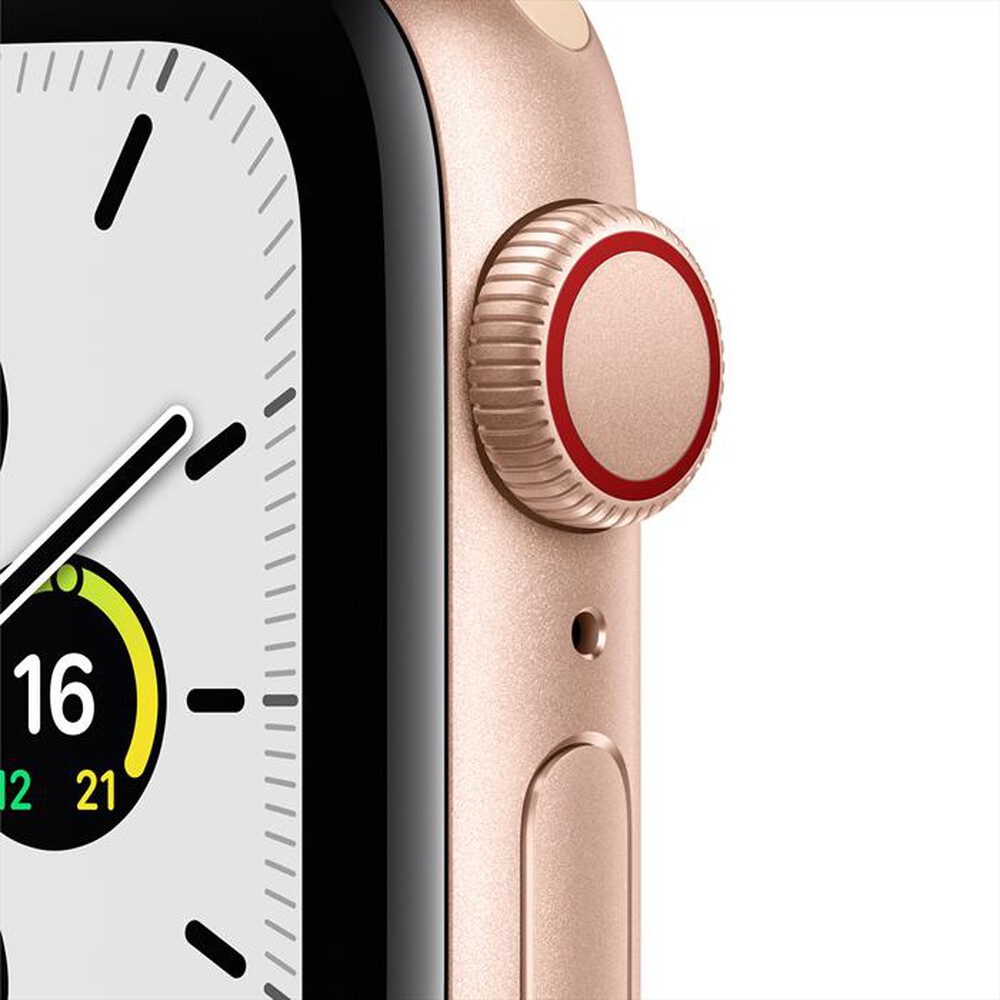 "APPLE - Watch SE GPS+Cellular 40mm Alluminio Oro-Sport Loop Mais/Bianco"