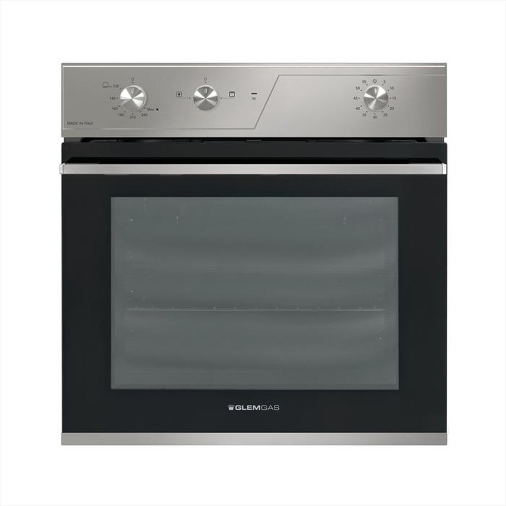 Immagine del prodotto GLEM GAS - Forno da incasso elettrico e gas GFRF21IX Classe A-Acciaio Satinato