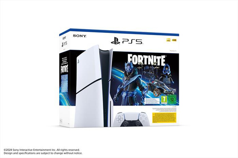 Immagine del prodotto SONY COMPUTER - BUNDLE CONSOLE PS5® - COBALT STAR DI FORTNITE®-white
