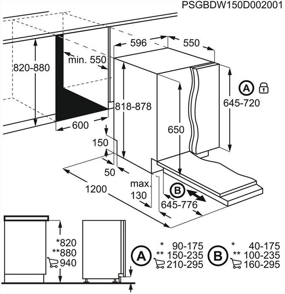 "ELECTROLUX - Lavastoviglie incasso EES48300L Classe D"