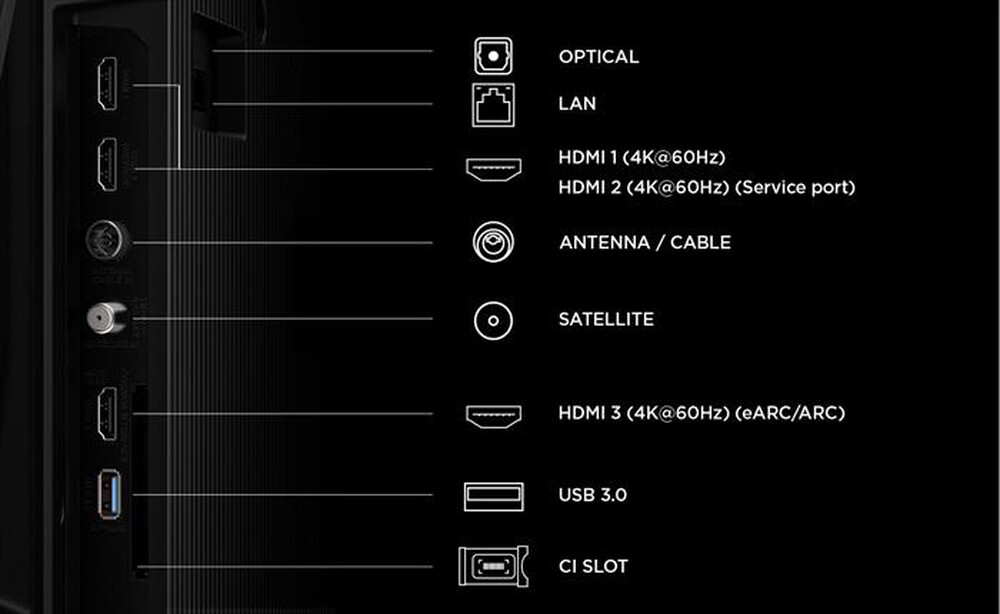 Immagine del prodotto TCL - Smart TV LED UHD 4K 55" 55P6L-Nero