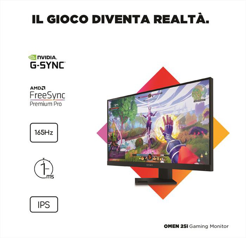 Immagine del prodotto HP - OMEN 25I-Nero