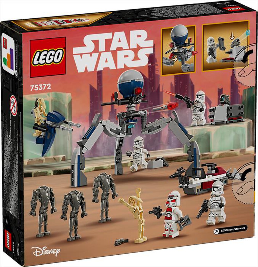 Immagine del prodotto LEGO - STAR WARS Clone Trooper e Battle Droid 75372