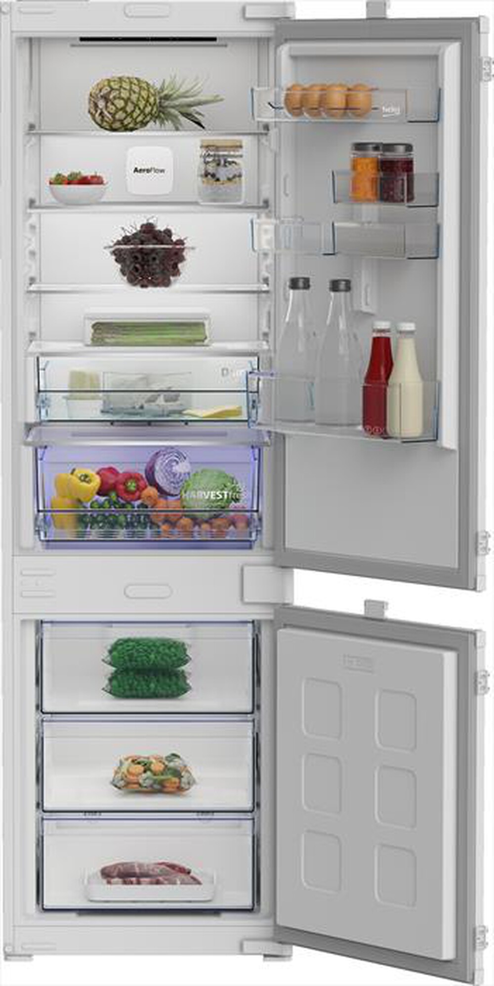 Immagine del prodotto BEKO - Frigorifero combinato B7BCNA296HS Classe C 270lt-Bianco
