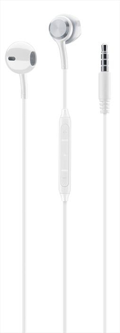 MUSIC SOUND - Auricolare a filo COLOR CAPSULE JACK 3.5-White