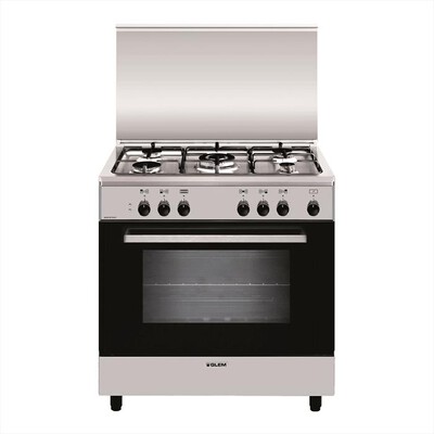 GLEM GAS - Cucina a gas A855EI Classe A-Inox