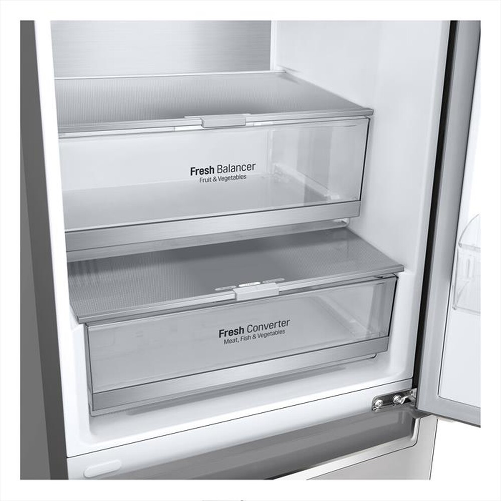 "LG - Frigorifero combinato GBB72NSUCN1 Classe C 384 lt-Noble Steel"
