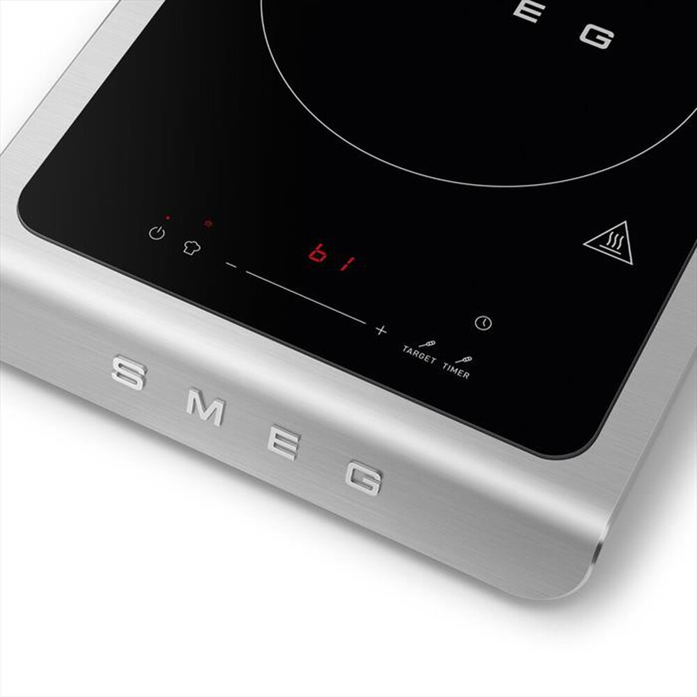 "SMEG - Piastra a induzione portatile PIC01BLMEU-Nero Opaco"