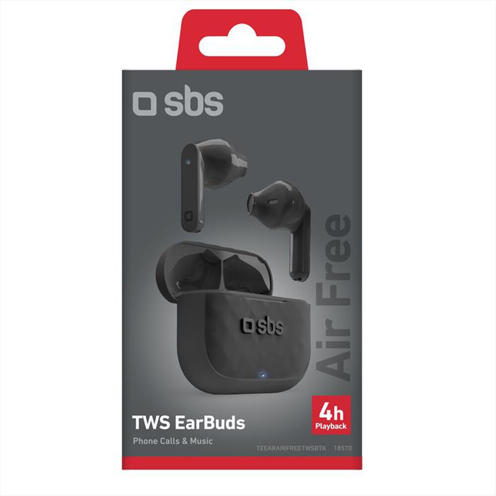 "SBS - Auricolare TWS TEEARAIRFREETWSBTK-Nero"