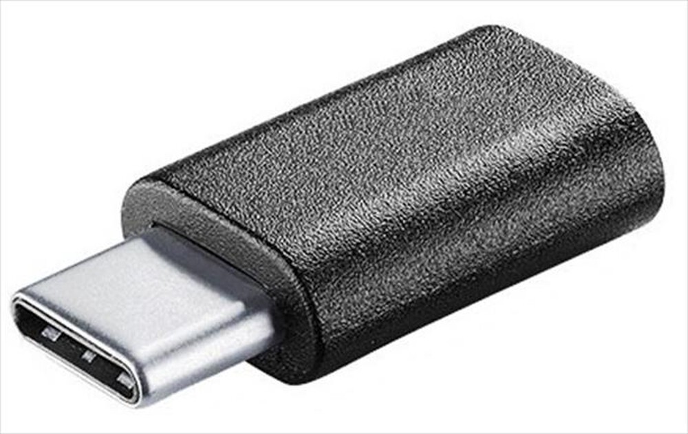 "CELLULARLINE - CHADUSBCK Microusb-usb-c Adattatore usb-Nero"
