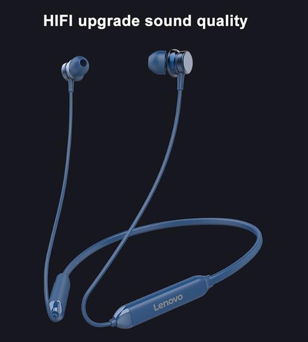 "LENOVO - AURICOLARI WIRELESS BLUETOOTH HE15-BLU"