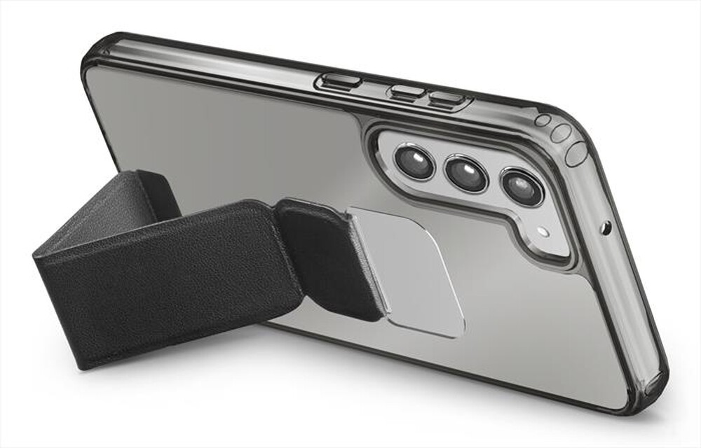 "CELLULARLINE - Custodia Back STANDCASEGALS23K per Galaxy S23-Nero"