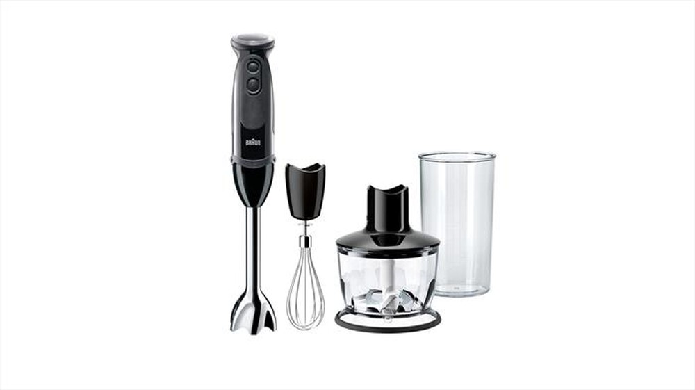 "BRAUN - Frullatore a immersione Minipimer MQ5235BK VARIO-Nero"