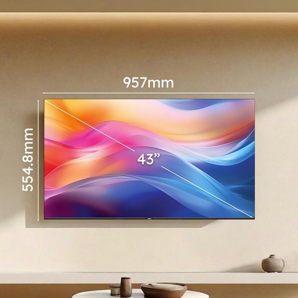 Immagine del prodotto HAIER - Smart TV QLED UHD 4K 43" H43S80FUX-Nero