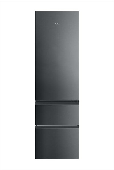 HAIER - Frigorifero combinato HTR3620ANMP Classe A 414lt-Acciaio inox