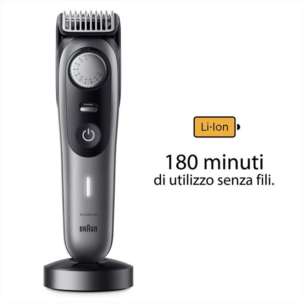 "BRAUN - Regolabarba BT9420-NERO/GRIGIO"