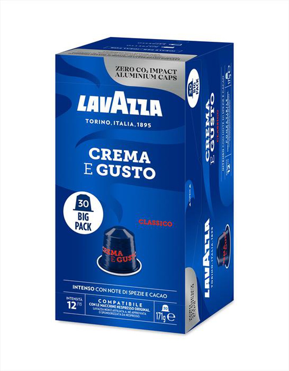 Immagine del prodotto LAVAZZA - Crema & Gusto Classico - 30 caps-Blu
