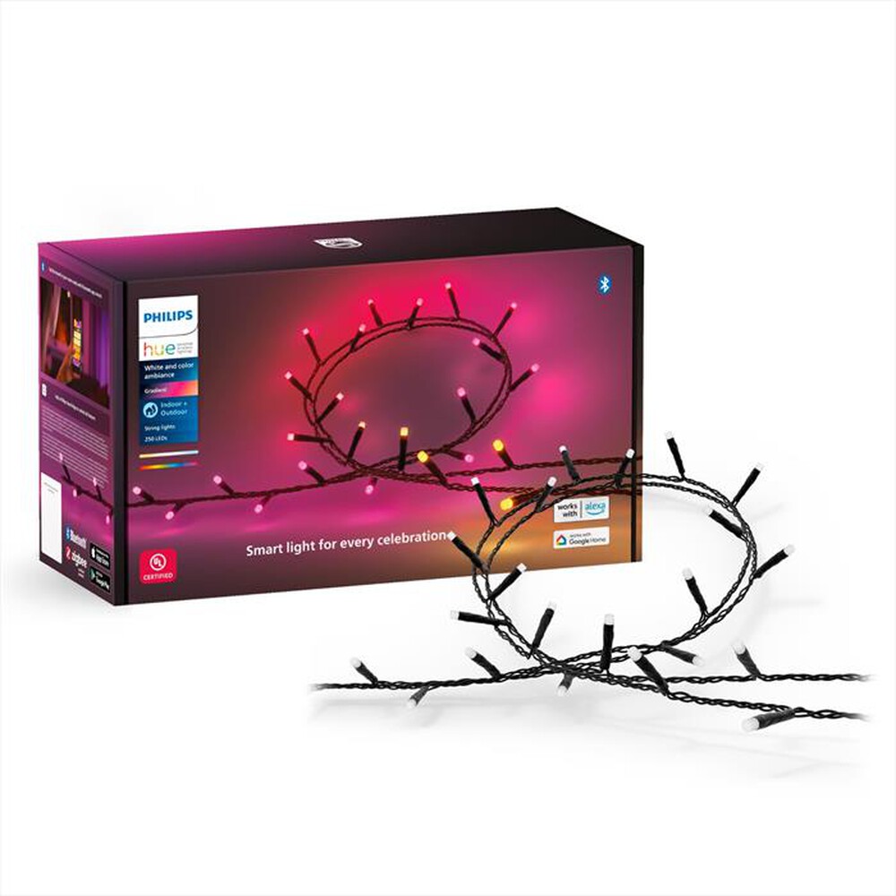 "PHILIPS - HUE FESTAVIA STRINGA LUCI COLOR 250LEDS 20M-Multicolore"